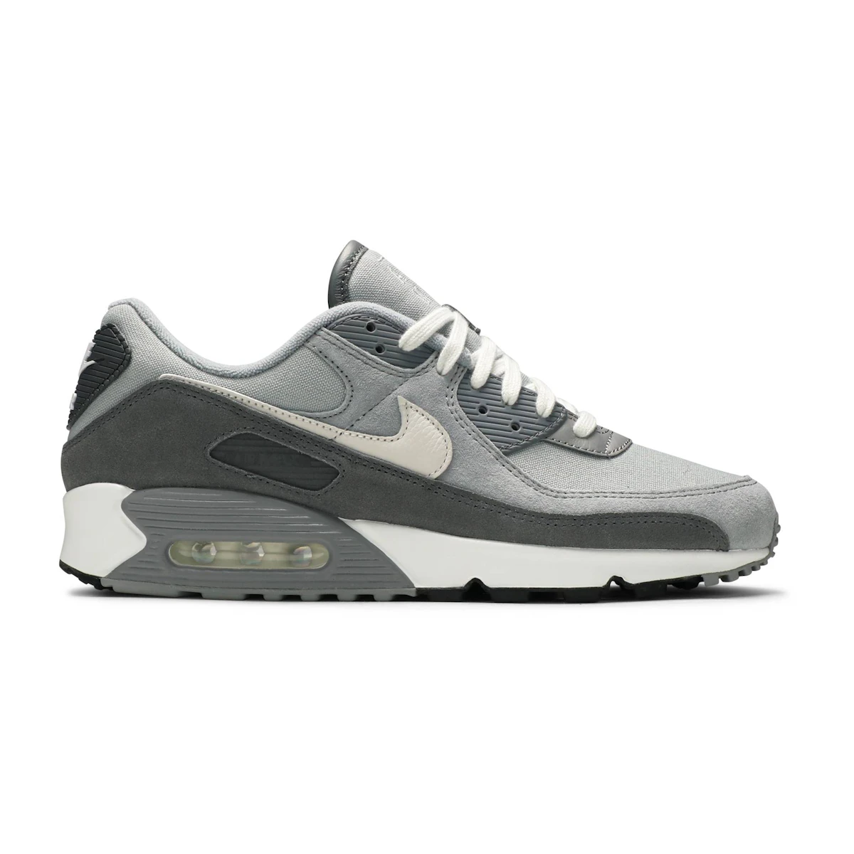 Beli Nike Air Max 90 Premium 'Light Smoke Grey' DA1641-001 Novelship
