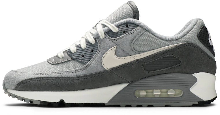Nike Air Max 90 Premium 'Light Smoke Grey' DA1641-001 Lookbook Nike Air Max 90 Premium 'Light Smoke Grey' DA1641-001