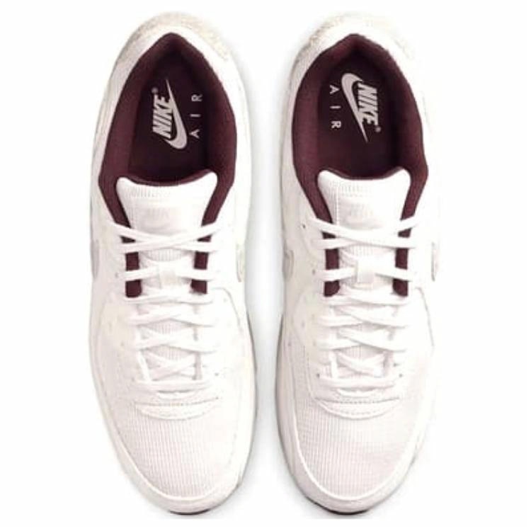 Lookbook Nike Air Max 90 Premium 'Phantom Burgundy Crush' Lelaki/Wanita Malaysia HQ1712-001