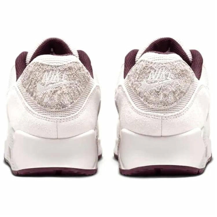 Shop Nike Air Max 90 Premium 'Phantom Burgundy Crush' Lelaki/Wanita Malaysia HQ1712-001