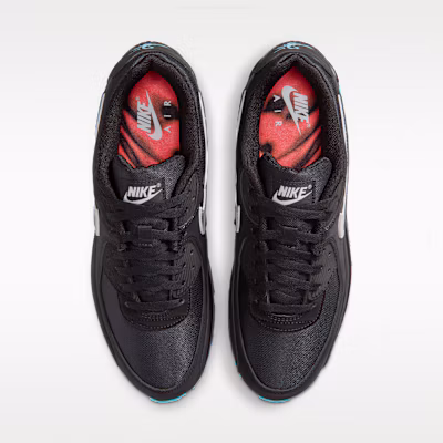 Nike Air Max 90 Premium Noir/Bleu Gamma/Glace/Chrome IQ9438-001 Purchase Nike Air Max 90 Premium Noir/Bleu Gamma/Glace/Chrome IQ9438-001