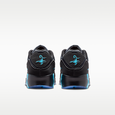Sizing Nike Air Max 90 Premium Noir/Bleu Gamma/Glace/Chrome IQ9438-001