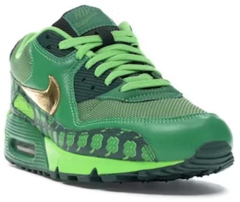 耐吉 Air Max 90 防滑耐磨 低筒 生活休閒鞋 男款 綠色 Lookbook 耐吉 Air Max 90 防滑耐磨 低筒 生活休閒鞋 男款 綠色