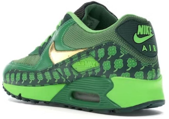 耐吉 Air Max 90 防滑耐磨 低筒 生活休閒鞋 男款 綠色 Shop 耐吉 Air Max 90 防滑耐磨 低筒 生活休閒鞋 男款 綠色