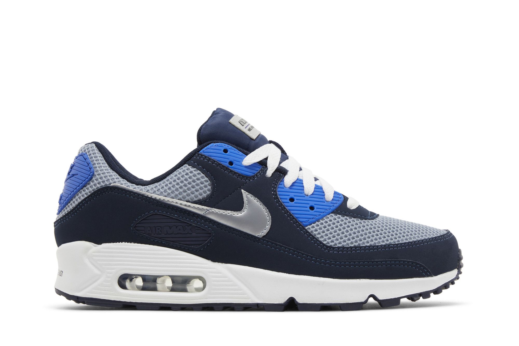 Nike Air Max 90 SE 'Midnight Navy/Metallic Platinum' FD0374-410