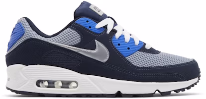Nike Air Max 90 SE 'Midnight Navy/Metallic Platinum' FD0374-410 Nike Air Max 90 SE 'Midnight Navy/Metallic Platinum' FD0374-410