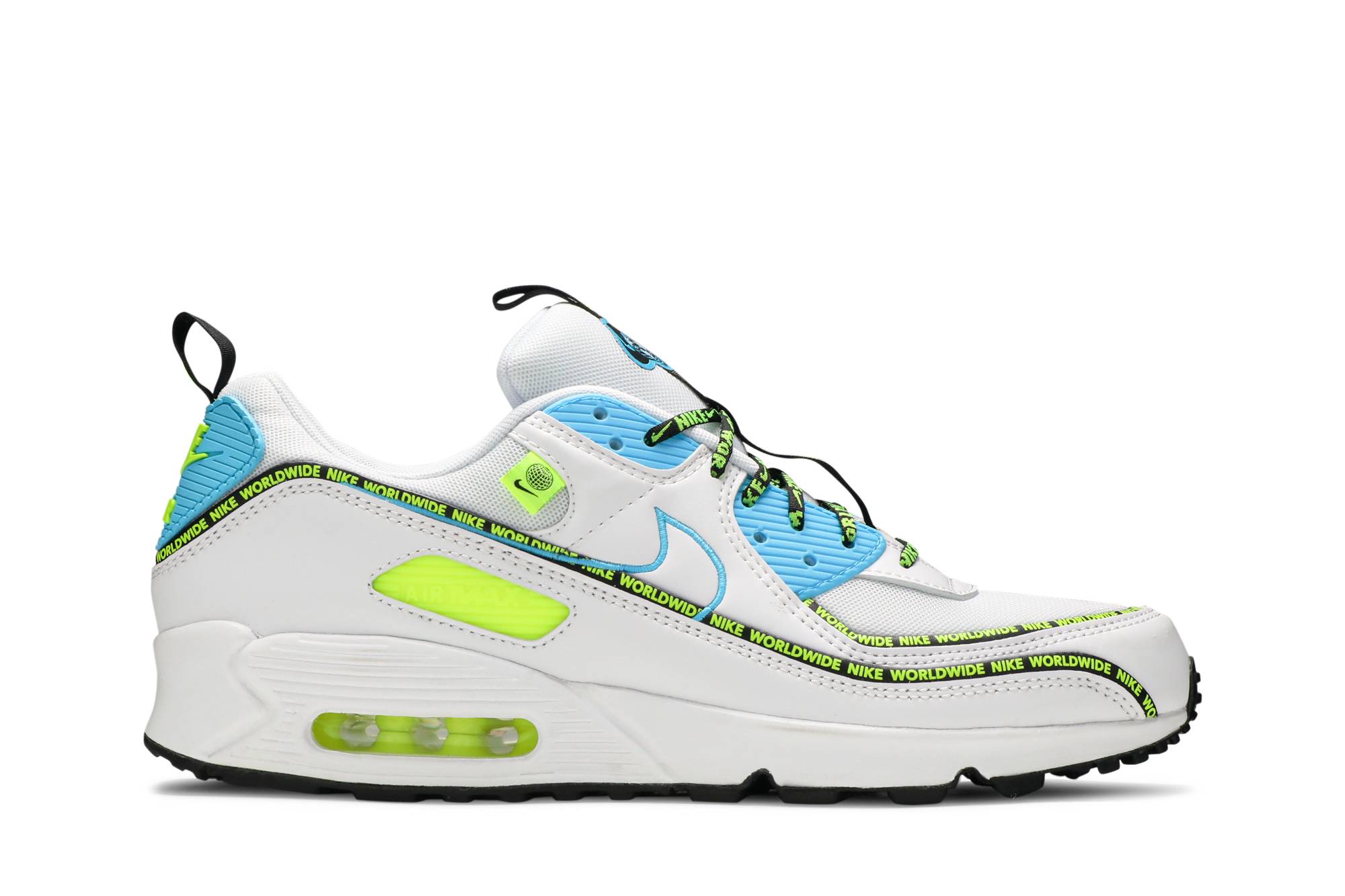 Buy Nike Air Max 90 SE 'Worldwide Pack - Biru Fury Volt' CZ6419-100