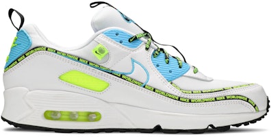 Nike Air Max 90 SE 'Worldwide Pack - Blue Fury Volt' CZ6419-100