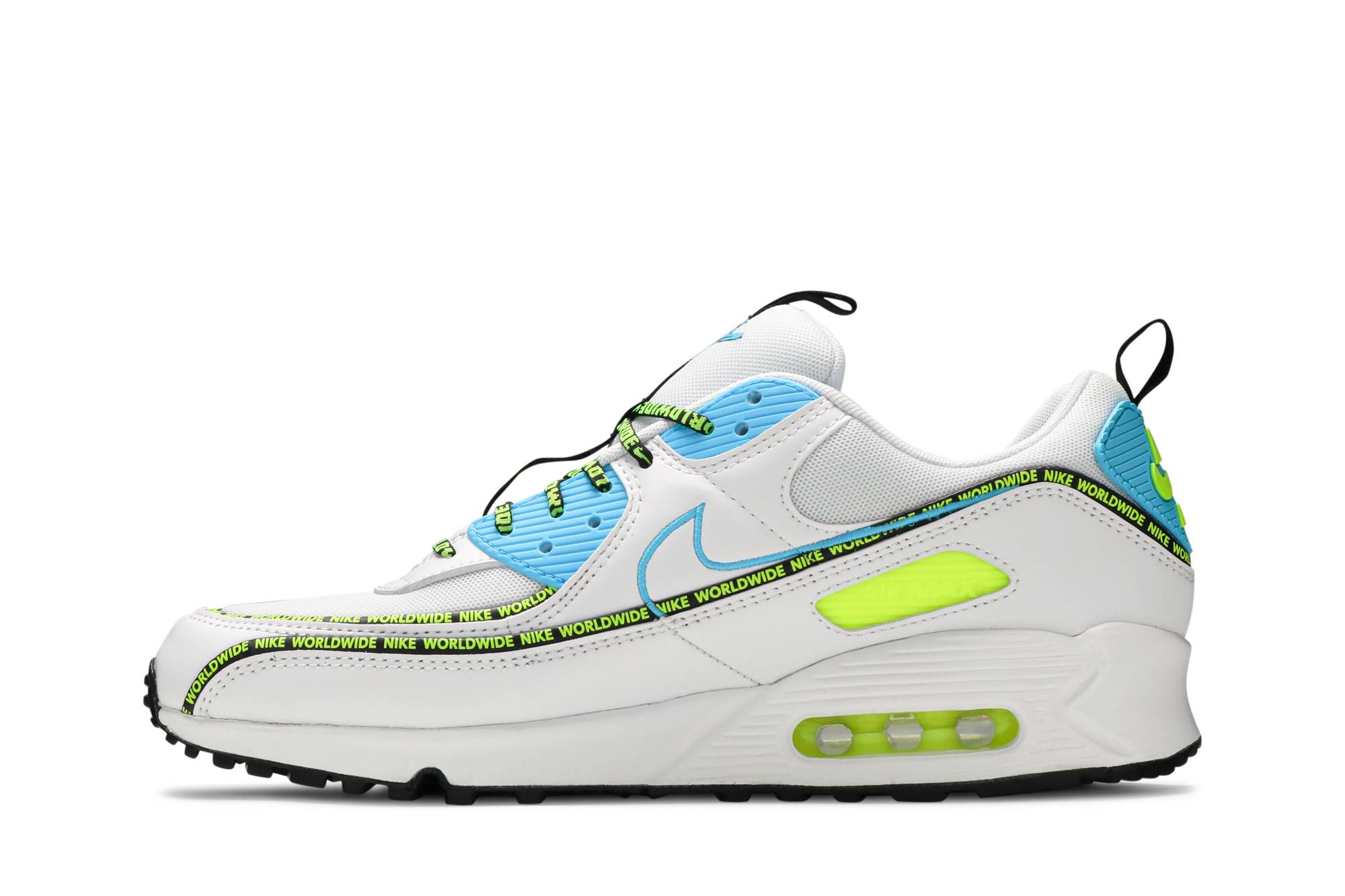 Lookbook Nike Air Max 90 SE 'Worldwide Pack - Biru Fury Volt' CZ6419-100