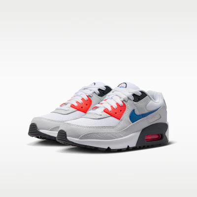 (JR) Nike Air Max 90 SE 白/光塵灰/亮紅/皇室藍 IR3589-100 Purchase (JR) Nike Air Max 90 SE 白/光塵灰/亮紅/皇室藍 IR3589-100