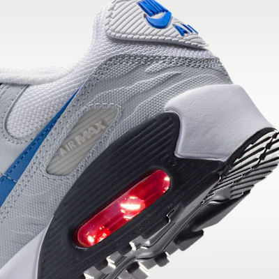 (JR) Nike Air Max 90 SE 白/光塵灰/亮紅/皇室藍 IR3589-100 Cheap (JR) Nike Air Max 90 SE 白/光塵灰/亮紅/皇室藍 IR3589-100