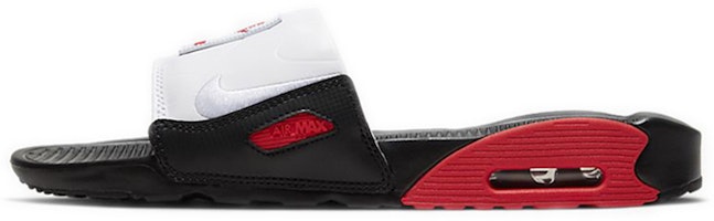 Nike Air Max 90 Slide 'Black Chile Red' BQ4635-003 Nike Air Max 90 Slide 'Black Chile Red' BQ4635-003