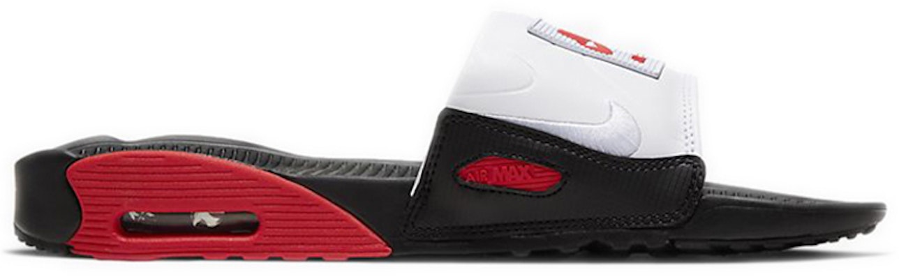 Nike Air Max 90 Slide 'Black Chile Red' BQ4635-003 Order Nike Air Max 90 Slide 'Black Chile Red' BQ4635-003