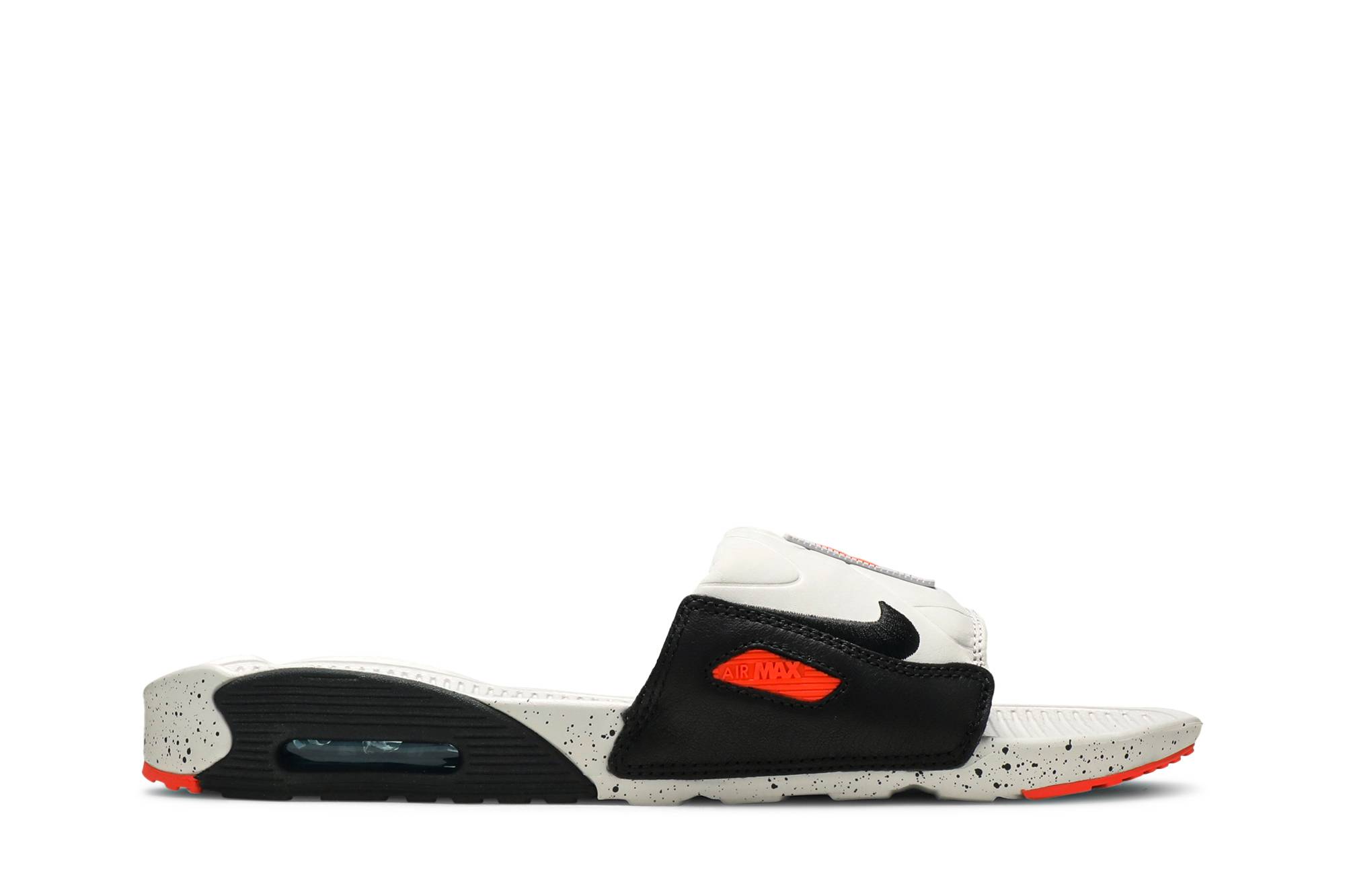 Nike Air Max 90 Slide 'White Turf Orange Speckled' BQ4635-102