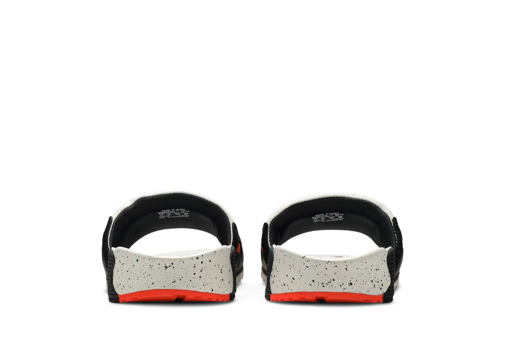 Details for Nike Air Max 90 Slide 輕便 舒適 運動 人字拖 男款 白橘黑拼色