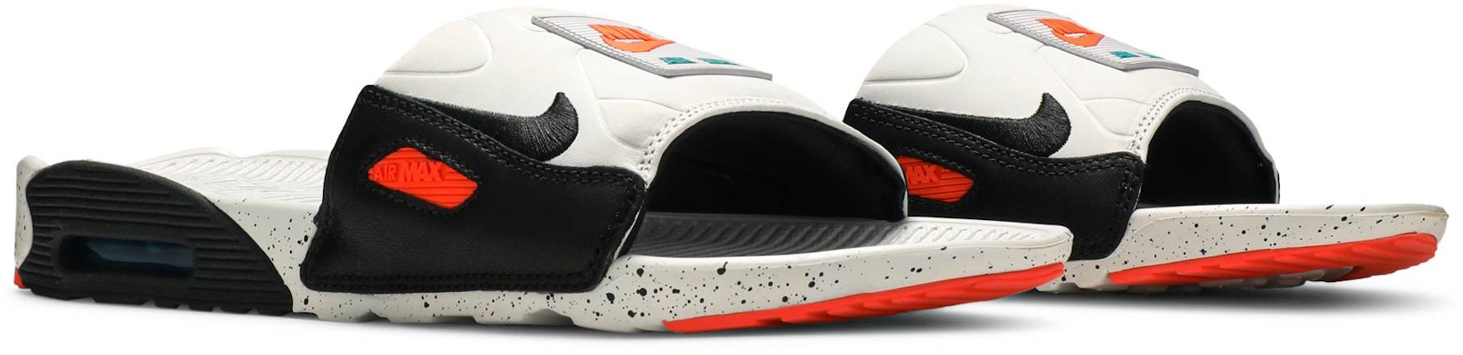 Nike Air Max 90 Slide 輕便 舒適 運動 人字拖 男款 白橘黑拼色 Cheap Nike Air Max 90 Slide 輕便 舒適 運動 人字拖 男款 白橘黑拼色