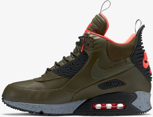 Nike Air Max 90 SneakerBoot 'Dark Loden' Kasut Lelaki 684714-300 Details for Nike Air Max 90 SneakerBoot 'Dark Loden' Kasut Lelaki 684714-300