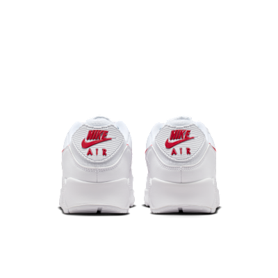 Details for Nike Air Max 90 Sneakers White/White/University Red DM0029-120