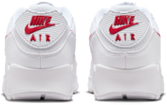 Nike Air Max 90 Sneakers White/White/University Red DM0029-120 Details for Nike Air Max 90 Sneakers White/White/University Red DM0029-120