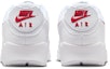 Details for Nike Air Max 90 Sneakers White/White/University Red DM0029-120