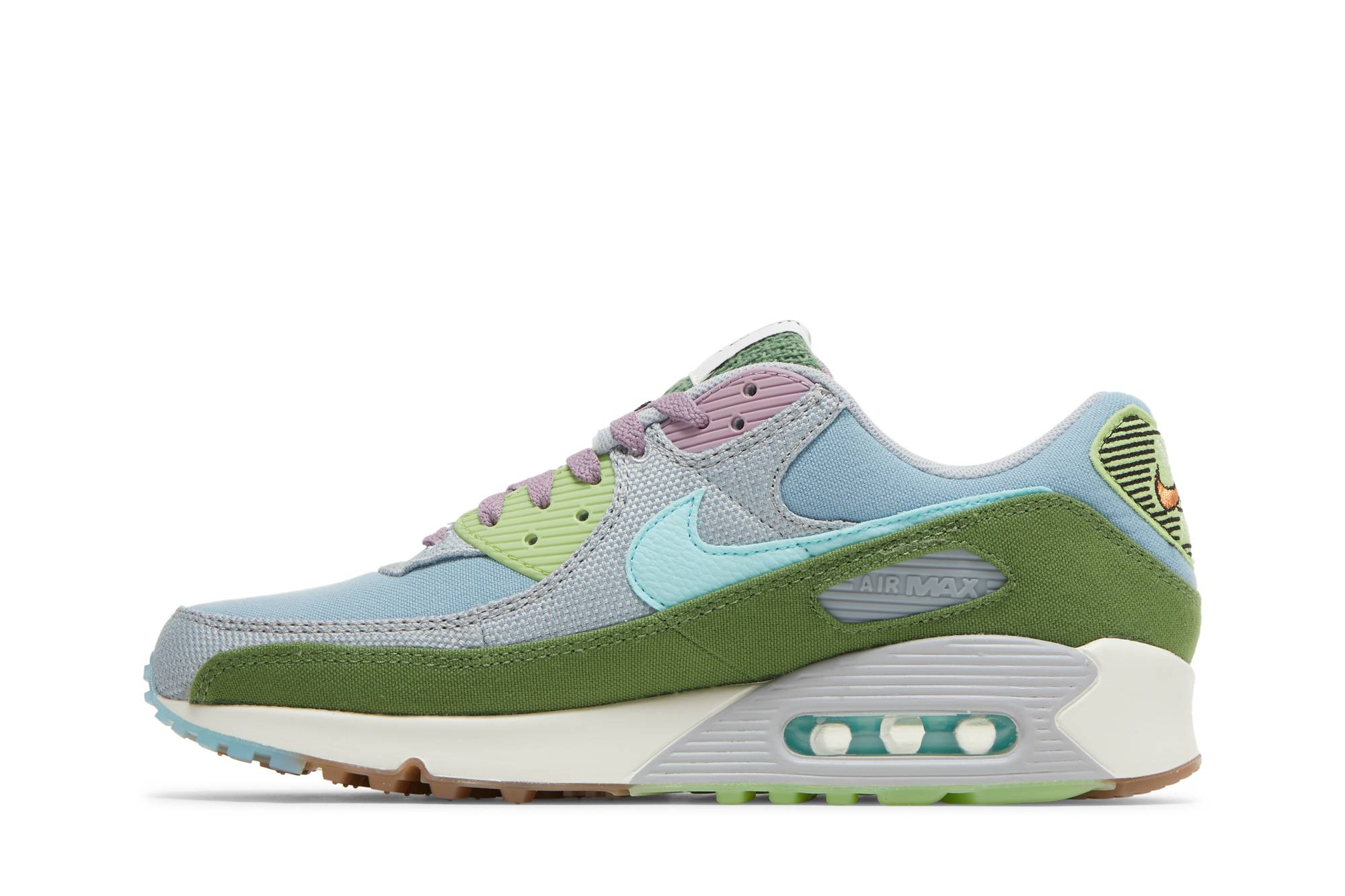 Lookbook Nike Air Max 90 Sun Club 'Biru Muda/Hijau' DM0036-400