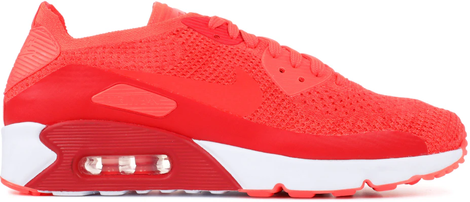 Nike air max 90 flyknit ultra 2.0 white red deals
