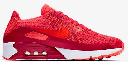 Nike Air Max 90 Ultra 2.0 Flyknit Rojo Brillante 875943-600 Shop Nike Air Max 90 Ultra 2.0 Flyknit Rojo Brillante 875943-600