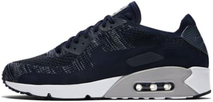 Nike Air Max 90 Ultra 2.0 Flyknit College Navy College Navy 875943-401