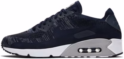 Nike Air Max 90 Ultra 2.0 Flyknit College Navy College Navy 875943-401 Nike Air Max 90 Ultra 2.0 Flyknit College Navy College Navy 875943-401