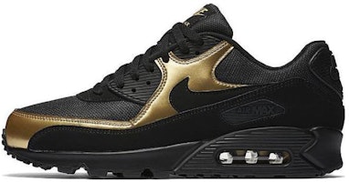 Nike Air Max 90 Ultra Essential Black/Black ‘Metallic Gold 537384-058 Nike Air Max 90 Ultra Essential Black/Black ‘Metallic Gold 537384-058