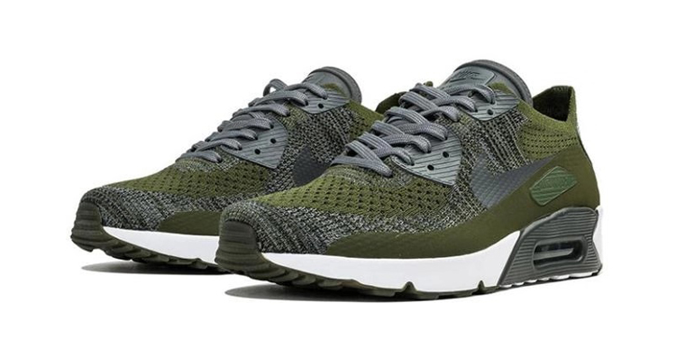Lookbook 耐克Air Max 90 Ultra Flyknit 2.0 绿色 875943-300
