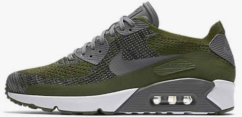 Nike Air Max 90 Ultra Flyknit 2.0 Green 875943-300 Shop Nike Air Max 90 Ultra Flyknit 2.0 Green 875943-300
