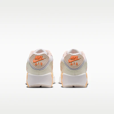 Nike Air Max 90 White/Chalk/Orange Frost/Orange Pulse IQ0098-102 Details for Nike Air Max 90 White/Chalk/Orange Frost/Orange Pulse IQ0098-102