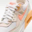 Sizing Nike Air Max 90 White/Chalk/Orange Frost/Orange Pulse IQ0098-102