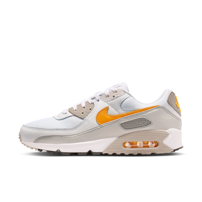 Nike Air Max 90 White/College Gray/Bust Gray/Laser Orange DM0029-119