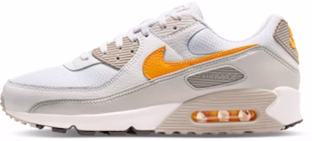 Nike Air Max 90 White/College Gray/Bust Gray/Laser Orange DM0029-119 Nike Air Max 90 White/College Gray/Bust Gray/Laser Orange DM0029-119