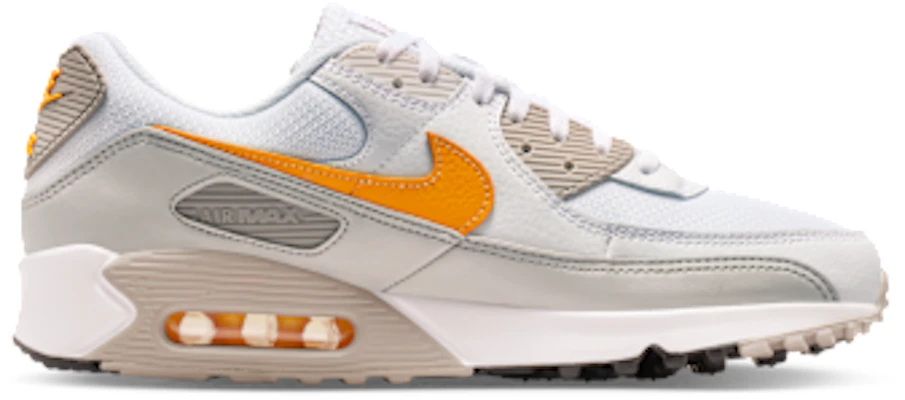 나이키 에어 맥스 90 화이트/컬리지 그레이/버스트 그레이/레이저 오렌지 DM0029-119 Lookbook 나이키 에어 맥스 90 화이트/컬리지 그레이/버스트 그레이/레이저 오렌지 DM0029-119
