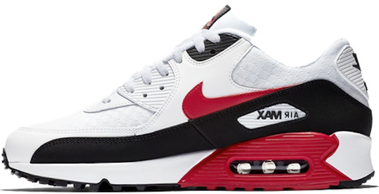 耐吉 Air Max 90 白色-大學紅-黑色 BV2522-100 Buy 耐吉 Air Max 90 白色-大學紅-黑色 BV2522-100