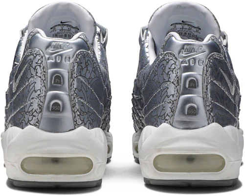 Nike Air Max 95 20th Anniversary Pure Platinum 818721-001 Details for Nike Air Max 95 20th Anniversary Pure Platinum 818721-001