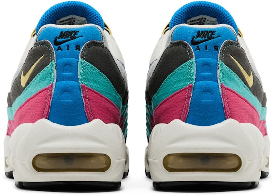 Nike Air Max 95 'Air Sprung Grey Aqua Pink' DH4755-001 Details for Nike Air Max 95 'Air Sprung Grey Aqua Pink' DH4755-001