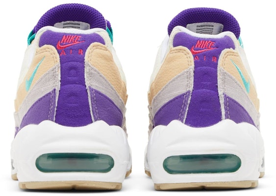 Nike Air Max 95 'Air Sprung Sail Ungu Teal' DH4755-200 Details for Nike Air Max 95 'Air Sprung Sail Ungu Teal' DH4755-200