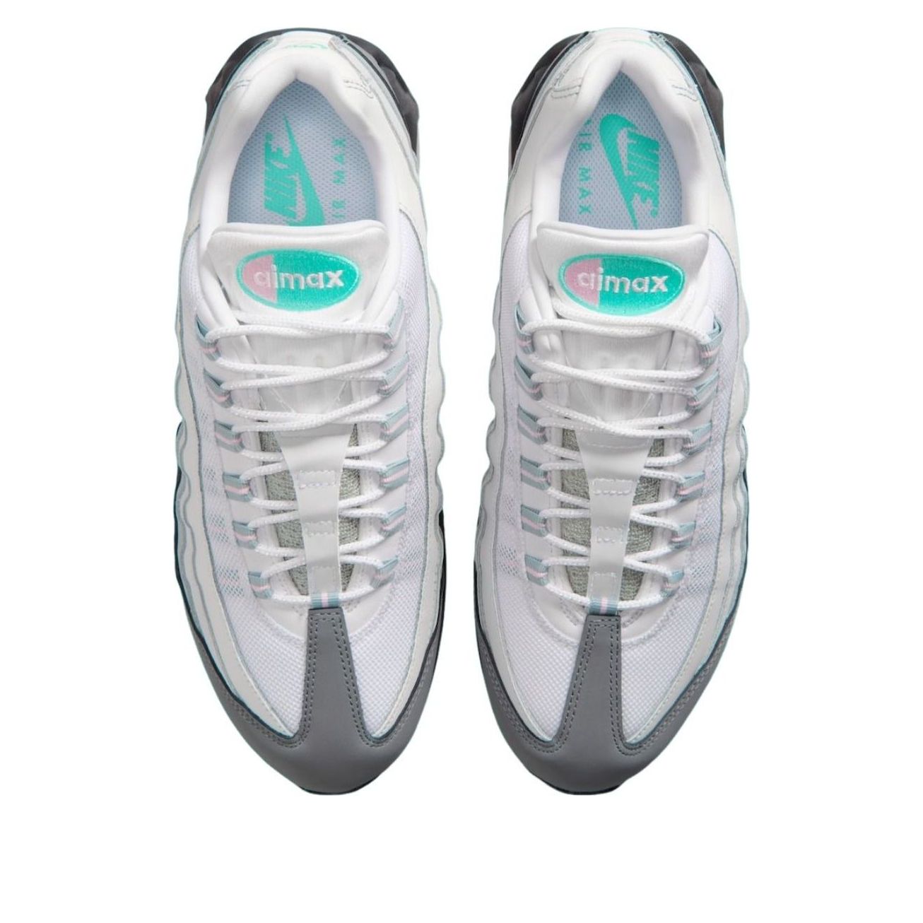 Lookbook Nike Air Max 95 ''Big Bubble - Putih Hyper Turquoise'' IR1473-060