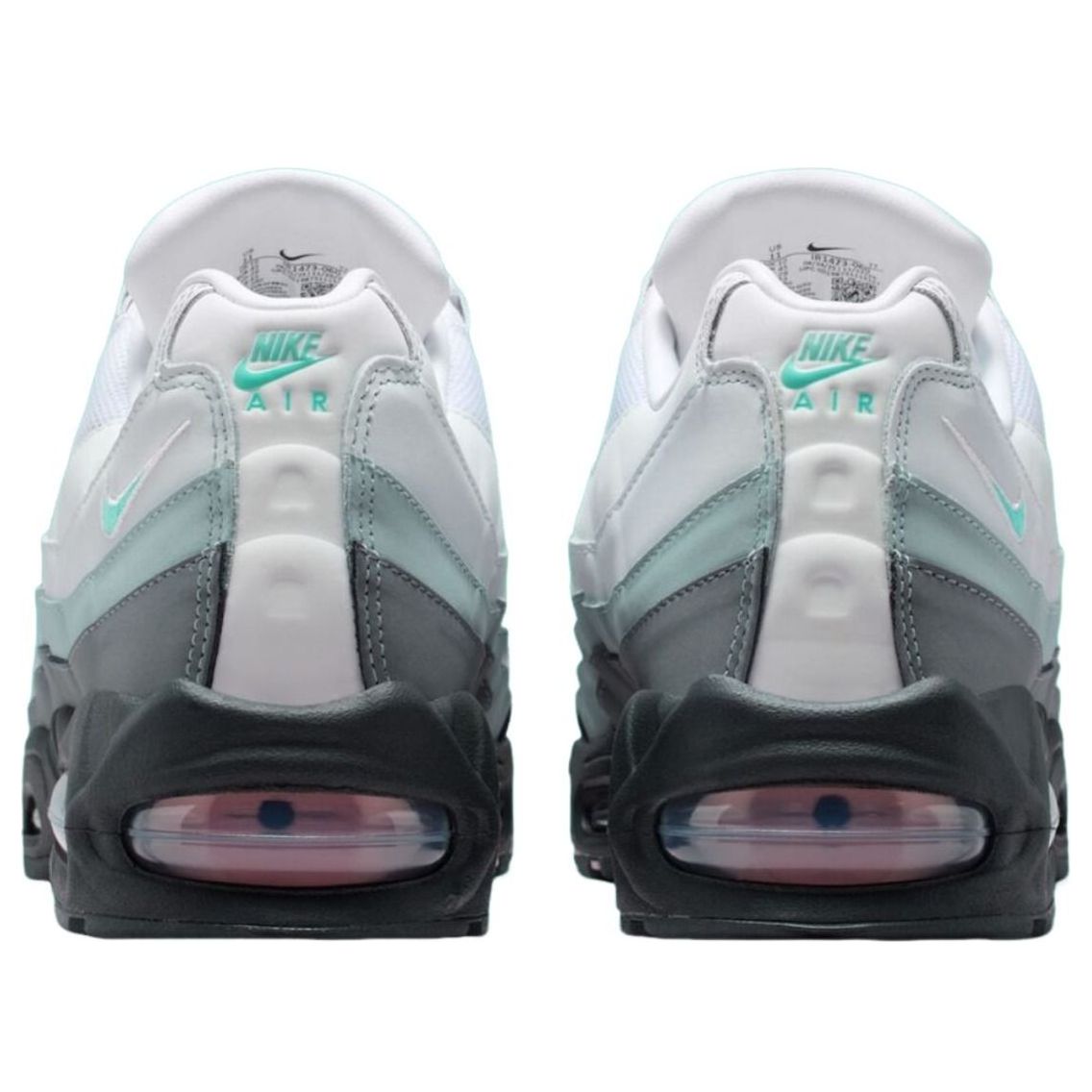 Shop Nike Air Max 95 ''Big Bubble - Putih Hyper Turquoise'' IR1473-060