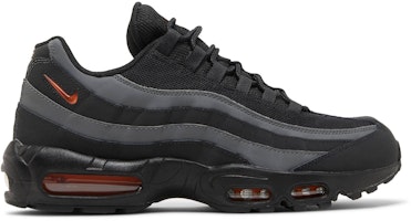 Nike Air Max 95 'Black Grey Safety Orange' DX2657-001 Nike Air Max 95 'Black Grey Safety Orange' DX2657-001