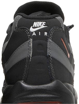 Nike Air Max 95 'Hitam Abu-abu Oranye Keselamatan' DX2657-001 Sizing Nike Air Max 95 'Hitam Abu-abu Oranye Keselamatan' DX2657-001