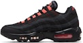 Lookbook Nike Air Max 95 'Hitam Laser Crimson' DA1513-001
