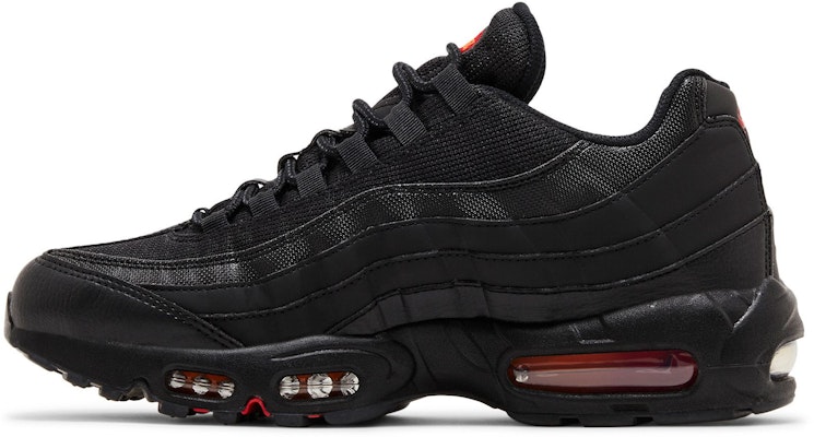 Nike Air Max 95 'Black Red Orange' FZ4626-002 Lookbook Nike Air Max 95 'Black Red Orange' FZ4626-002