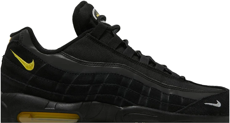 Nike air max 95 black gold white hotsell