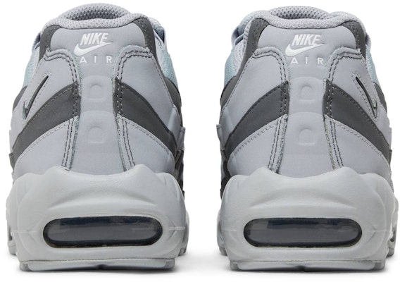 Nike Air Max 95 'Greyscale' Lelaki Wanita Kasual Sneakers Kelabu DX2657-002 Details for Nike Air Max 95 'Greyscale' Lelaki Wanita Kasual Sneakers Kelabu DX2657-002