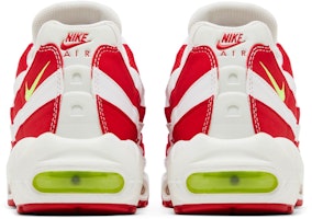 耐吉 Air Max 95 拼色經典休閒 低幫 跑步鞋 男款 白紅 Details for 耐吉 Air Max 95 拼色經典休閒 低幫 跑步鞋 男款 白紅